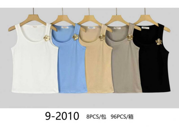 Bluzki damskie Roz Standard, Mix Kolor Paczka 8 szt